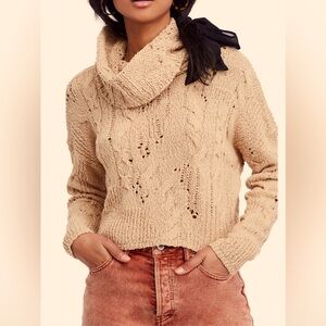 Free People Shades Of Dawn Cowl neck sweater M